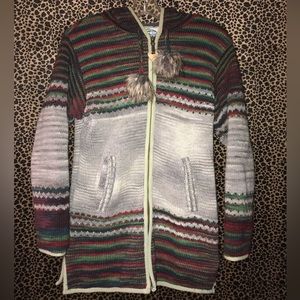 💚💙Laundromat Hooded Sweater Coat💙💚